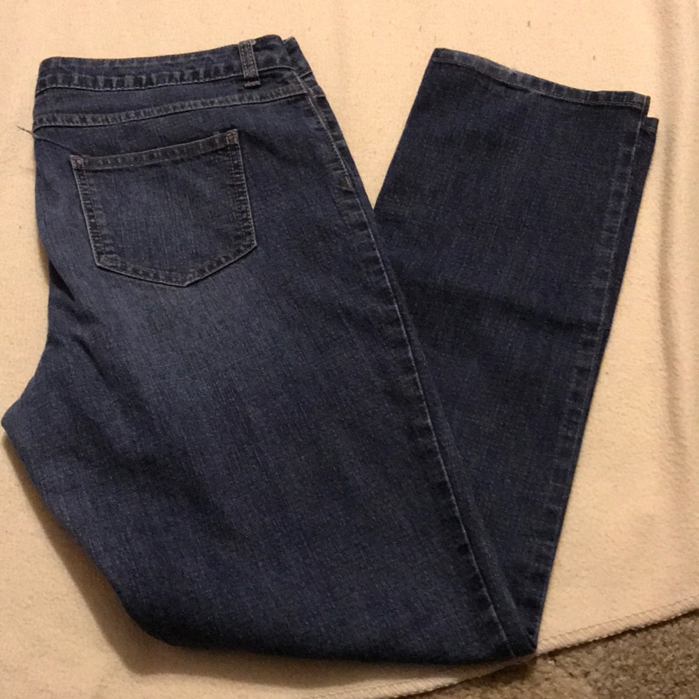 Arizona Girls straight leg jeans, 18 1/2 plus